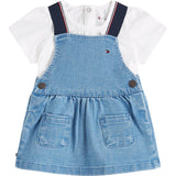 Tommy Hilfiger Denim Medium 01 Denim Dungaree Klänning