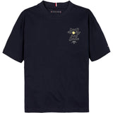 Tommy Hilfiger Dark Night Navy Fun Graphic T-Skjorta