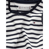 Tommy Hilfiger Dark Night Navy Stripes Essential Rib Lace Tank Topp