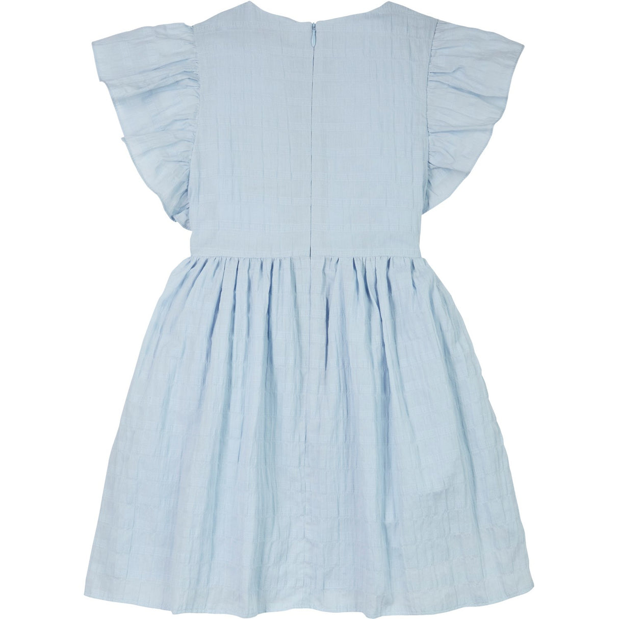 Tommy Hilfiger Breezy Blue Textured Bomull Klänning SS