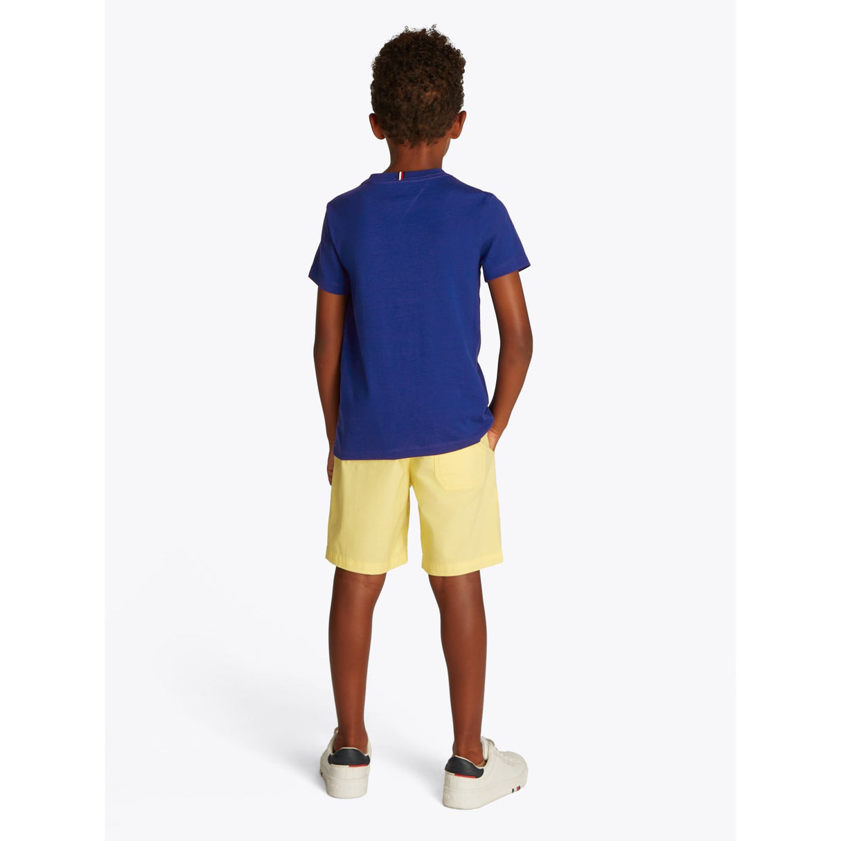 Tommy Hilfiger Wedge Blue Essential Bomull Reg T-Skjorta