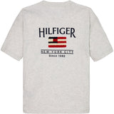 Tommy Hilfiger Snow White Heather Flag Terry Emb T-Skjorta