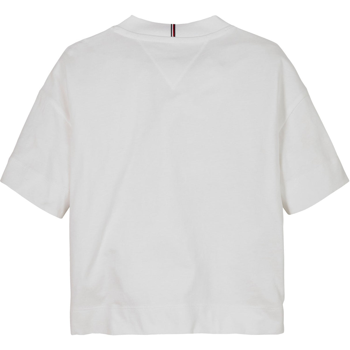 Tommy Hilfiger White Melange Varsity Archive T-Skjorta