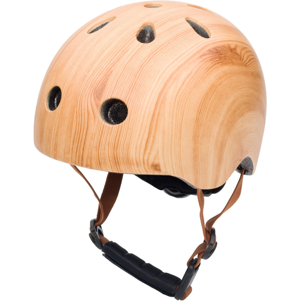 Trybike Wood Look Cykelhjälm Med retrolook