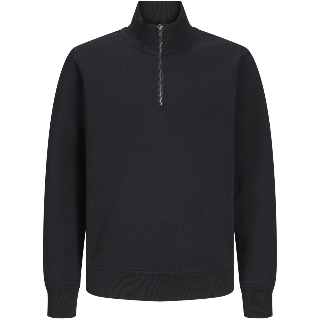 Jack & Jones Junior Black Bradley Sweatshirt Half Zip Noos