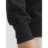 Jack & Jones Junior Black Bradley Sweatshirt Half Zip Noos