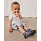 Angulus Indigo Sandal Med Stjernebroderi