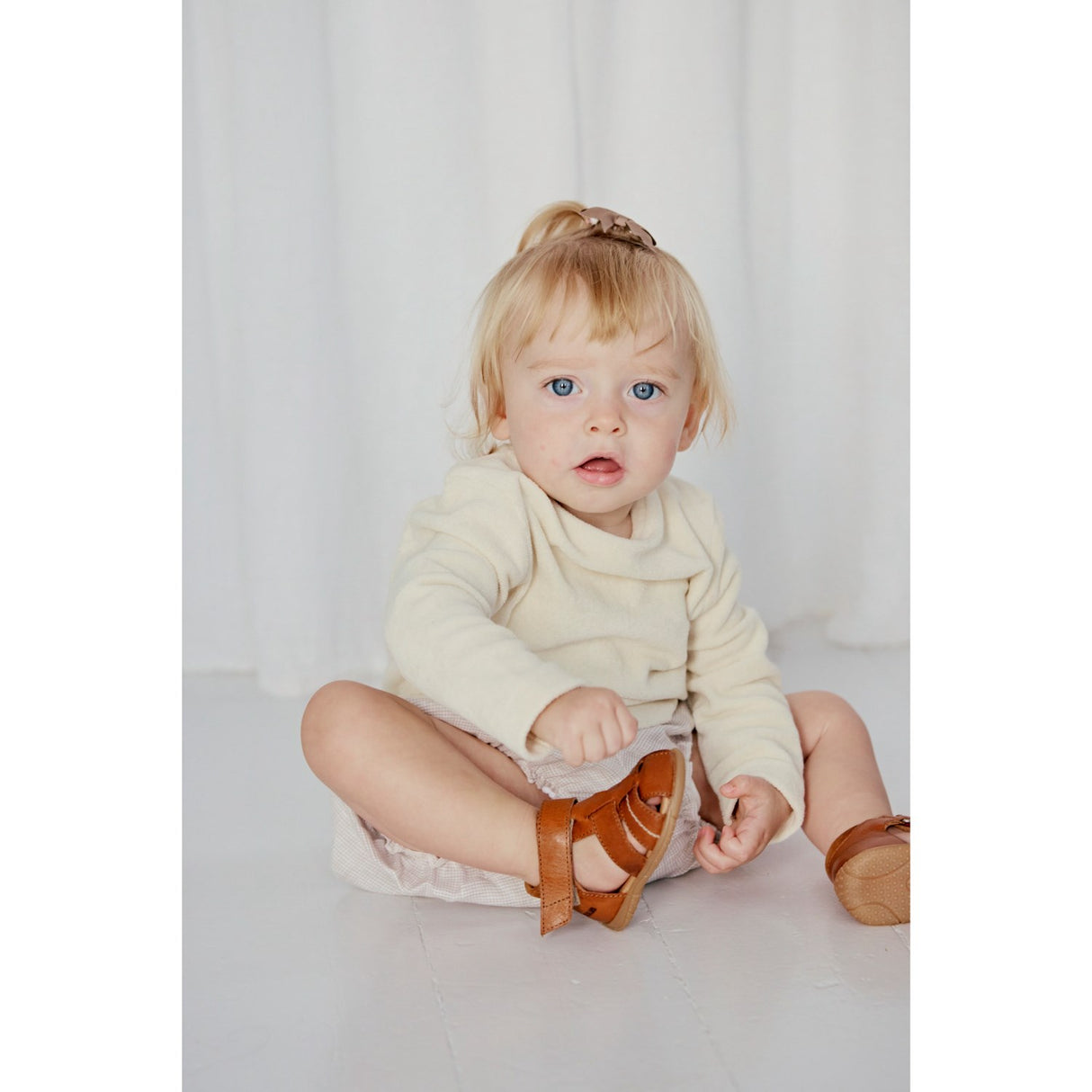 Angulus Cochnac Barnets Første Sandal Med Kontraststikninger