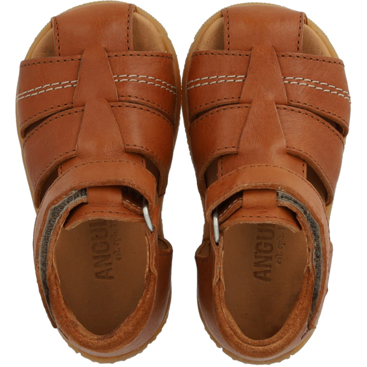 Angulus Cochnac Barnets Første Sandal Med Kontraststikninger