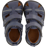 Angulus Indigo Sandal Med Stjernebroderi