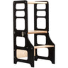 Duck Woodworks Foldable Kitchen Tower Black