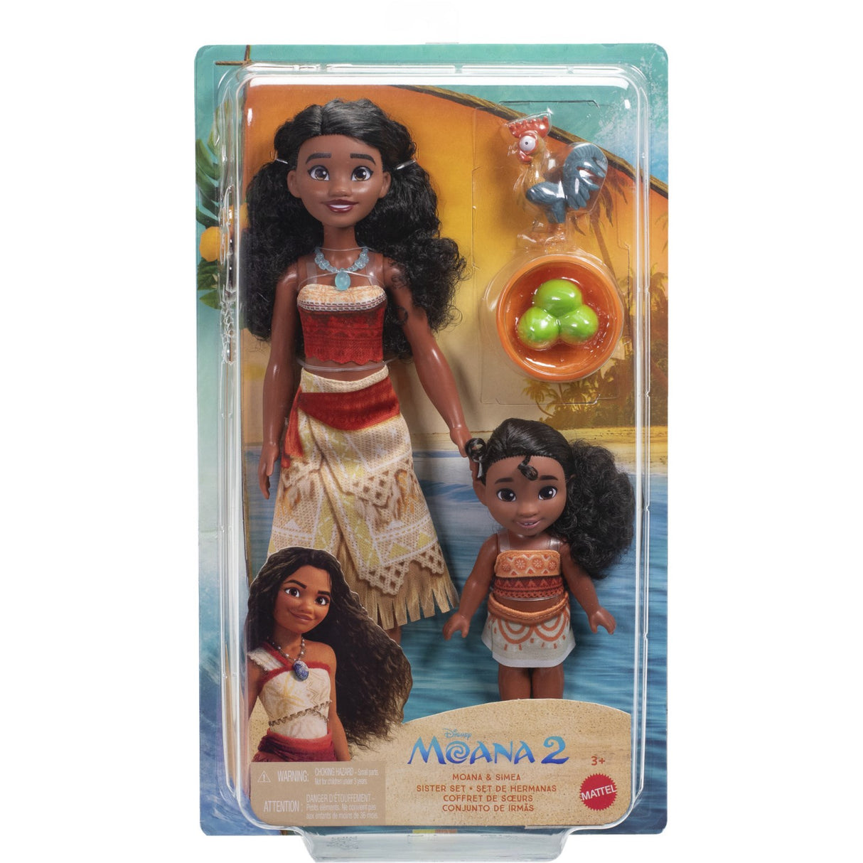 Disney Vaiana  2 Fashion Docka Vaiana & Simea 2-Pack