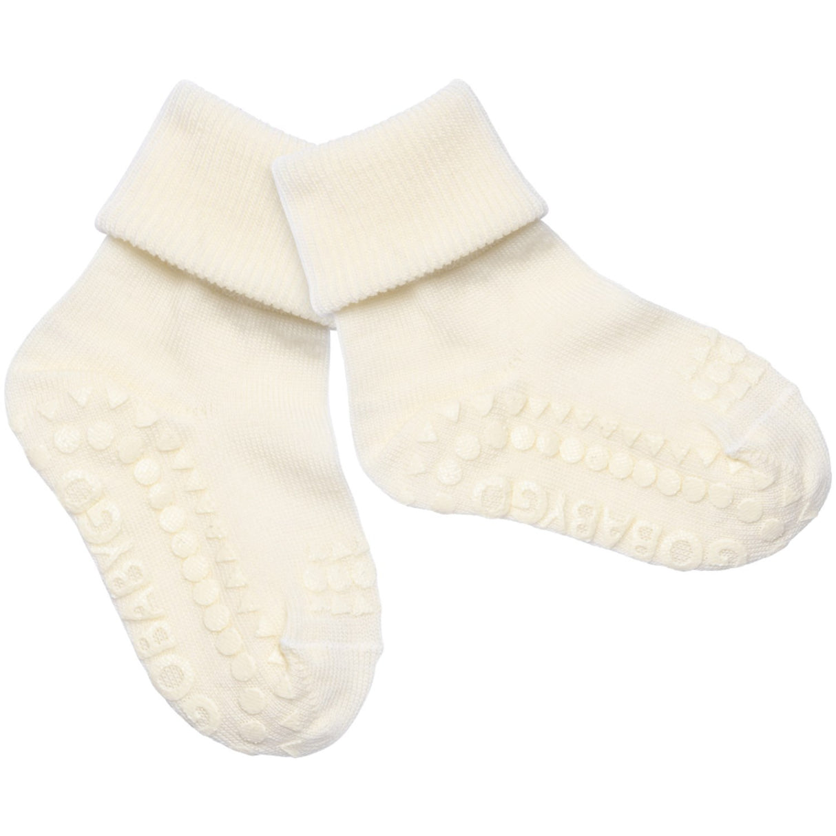 Gobabygo Snowflake Non-Slip Strumpor I Merino Ull