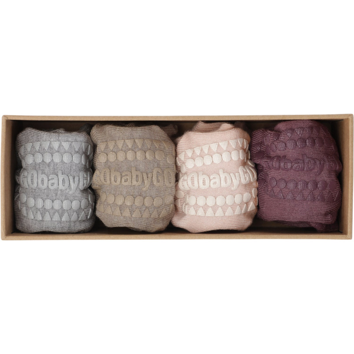 Gobabygo Grey/Sand/Purple/Pink Combo Box Bambu