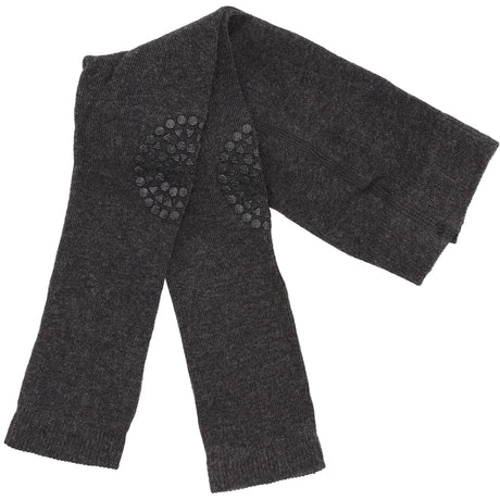 Gobabygo Dark Grey Melange Crawling Leggings Organic Bomull