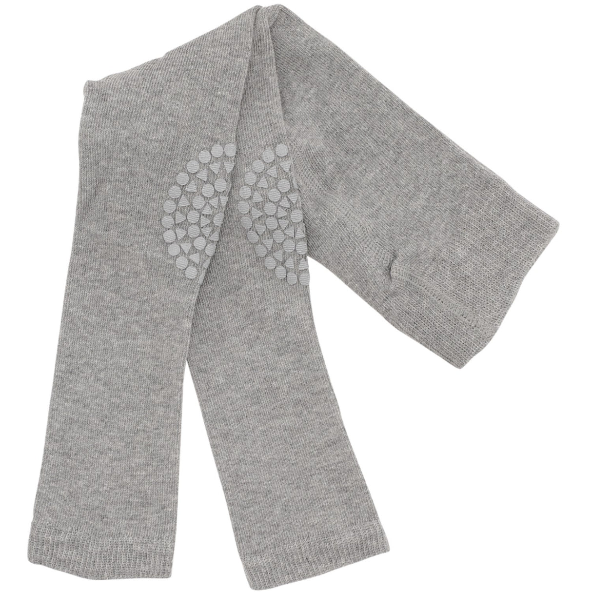 Gobabygo Grey Melange Crawling Leggings Organic Bomull