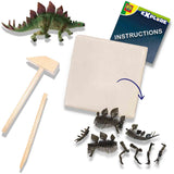 SES Creative Explore Cut-out - Dino och Skelettet Stegosaurus