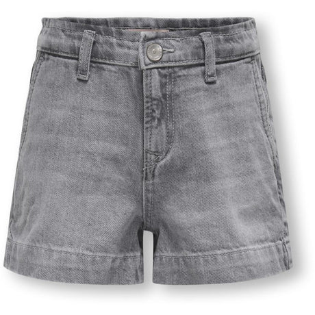 kids ONLY Medium Grey Denim Comet Wide Shorts Denim Mat624 Noos