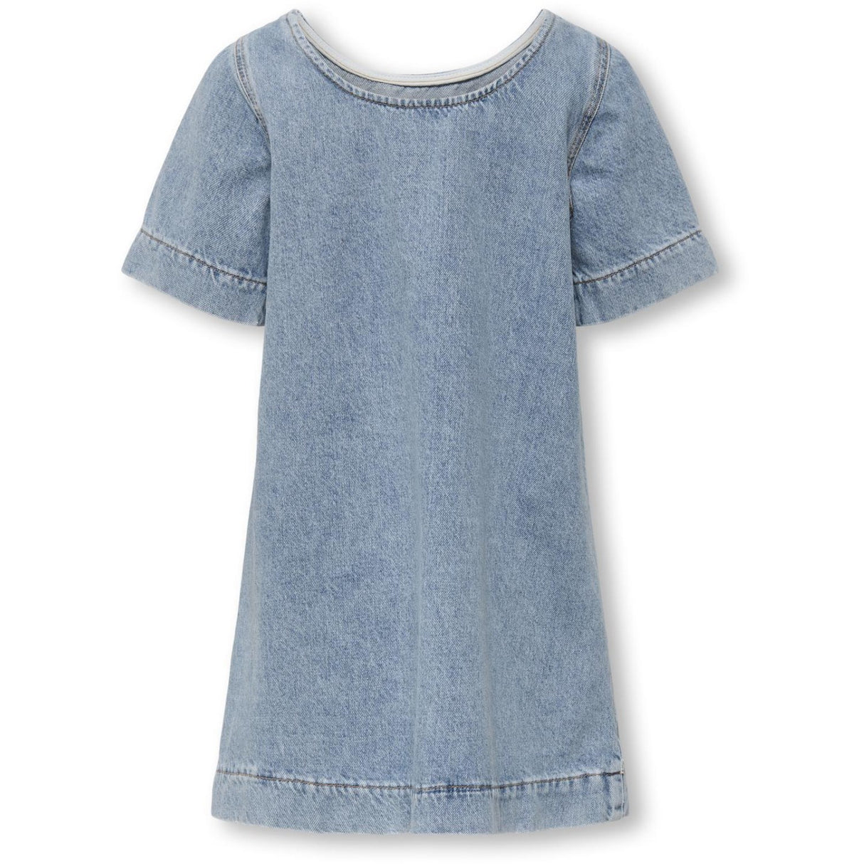 kids ONLY Light Blue Denim Gigi Rosett A-Shape Klänning Denim