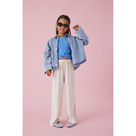 kids ONLY Light Blue Denim Grace 7/8 Rosett Skjorta Denim