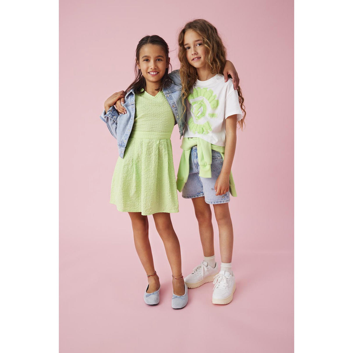 kids ONLY Light Blue Denim Hope Loose Long Shorts Denim