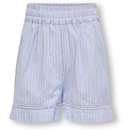 kids ONLY Cashmere Blue White Daimi Detail Shorts
