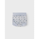 Lil'Atelier Vapor Blue Fero Ble badbyxor med sköld