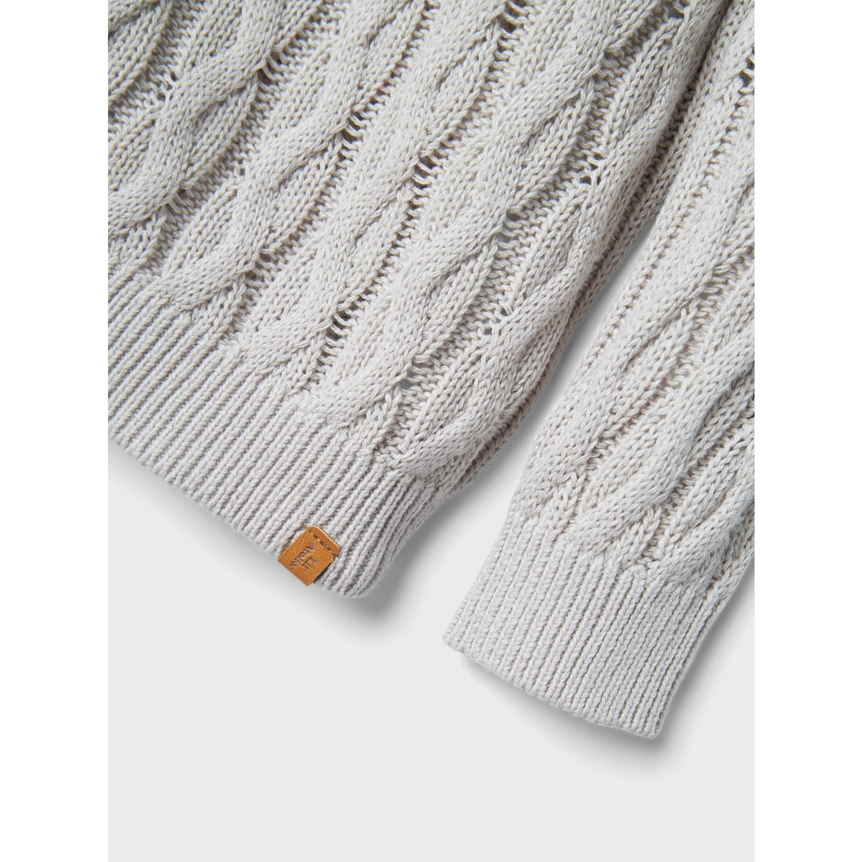 Lil'Atelier Vapor Blue Melange Femio Stickad