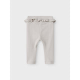 Lil'Atelier Vapor Blue Fleura Slim Leggings