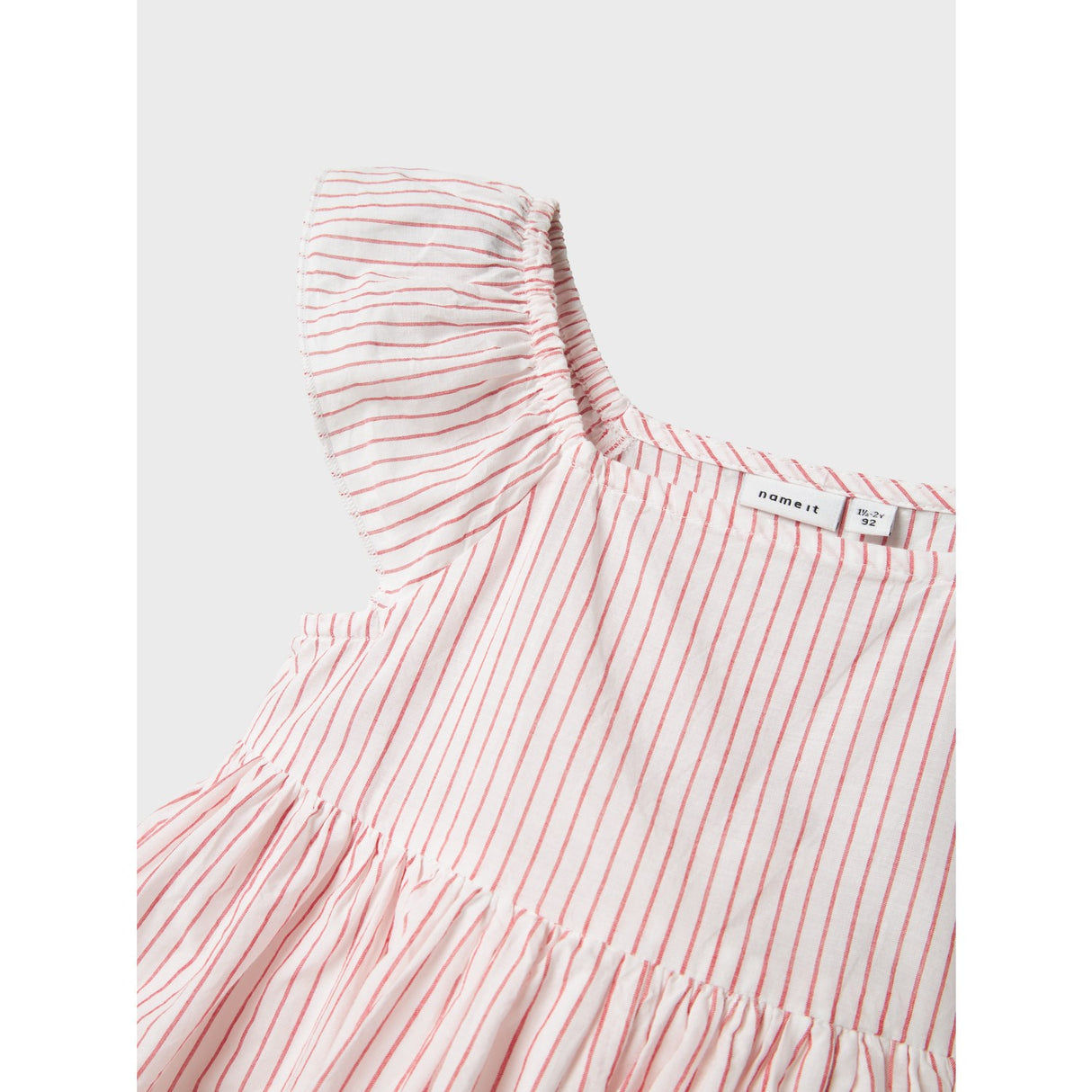 Name It Bright White Fesinne Klänning