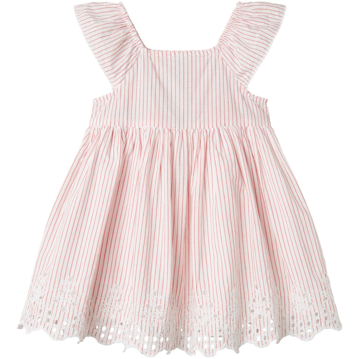 Name It Bright White Fesinne Klänning