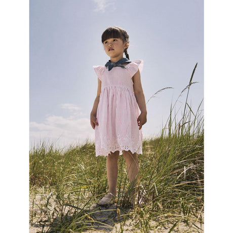 Name It Bright White Fesinne Klänning