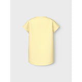 Name It Pastel Yellow Butterfly Violet T-Shirt