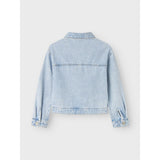 Name It Light Blue Bleached Denim Mila Denim Jacka Noos
