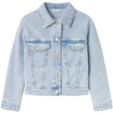 Name It Light Blue Bleached Denim Mila Denim Jacka Noos