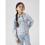 Name It Light Blue Bleached Denim Mila Denim Jacka Noos