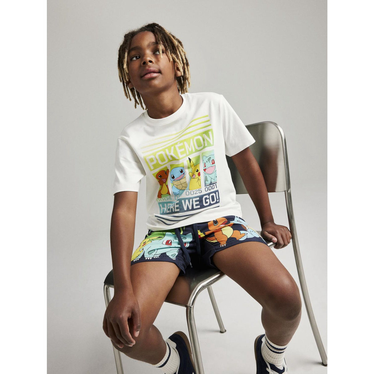 Name It Navy Blazer Macsen Pokemon Badshorts