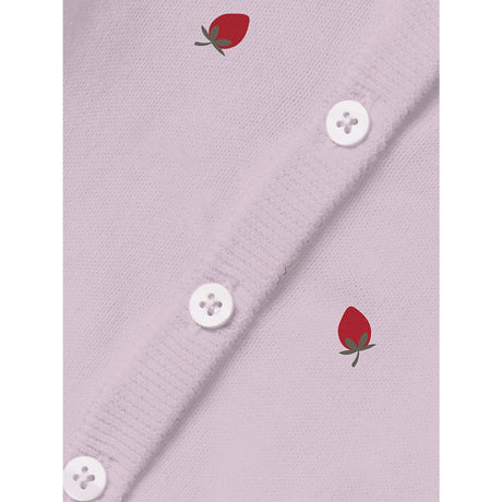 Name It Light Lilac Detrille Stickad Cardigan