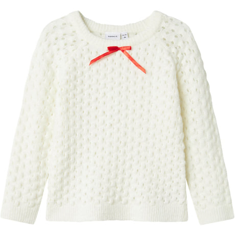 Name It Cloud Dancer Dalone Stickad