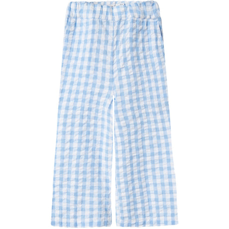 Name It Bright White Fisina Wide Byxor