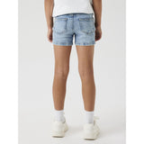 Name It Light Blue Denim Salli Slim Denim Shorts Noos
