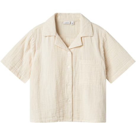 Name It Summer Sand Jasmin Kort Skjorta Noos