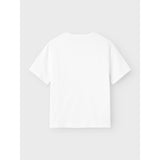 Name It Bright White Grega Regular T-Shirt Noos