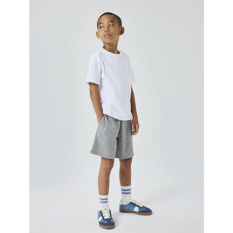 Name It Grey Melange Cyber Sweat Shorts Noos