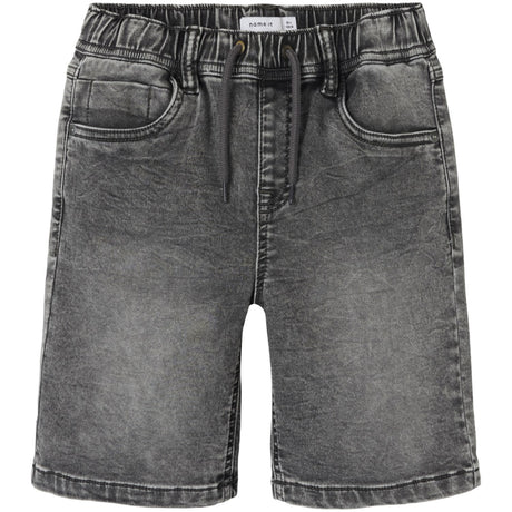 Name It Medium Grey Denim Ryan Jogger Denim Shorts Noos