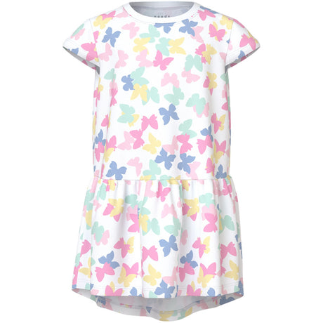 Name It Bright White Butterfly Vigga Klänning F1 Noos