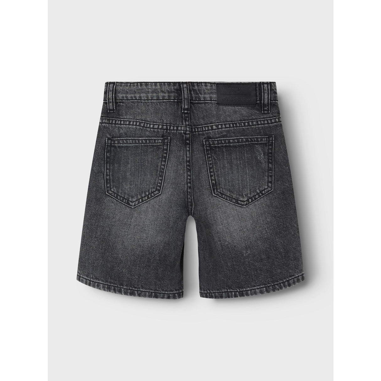 Name It Dark Grey Denim Silas Loose Denim Shorts Noos