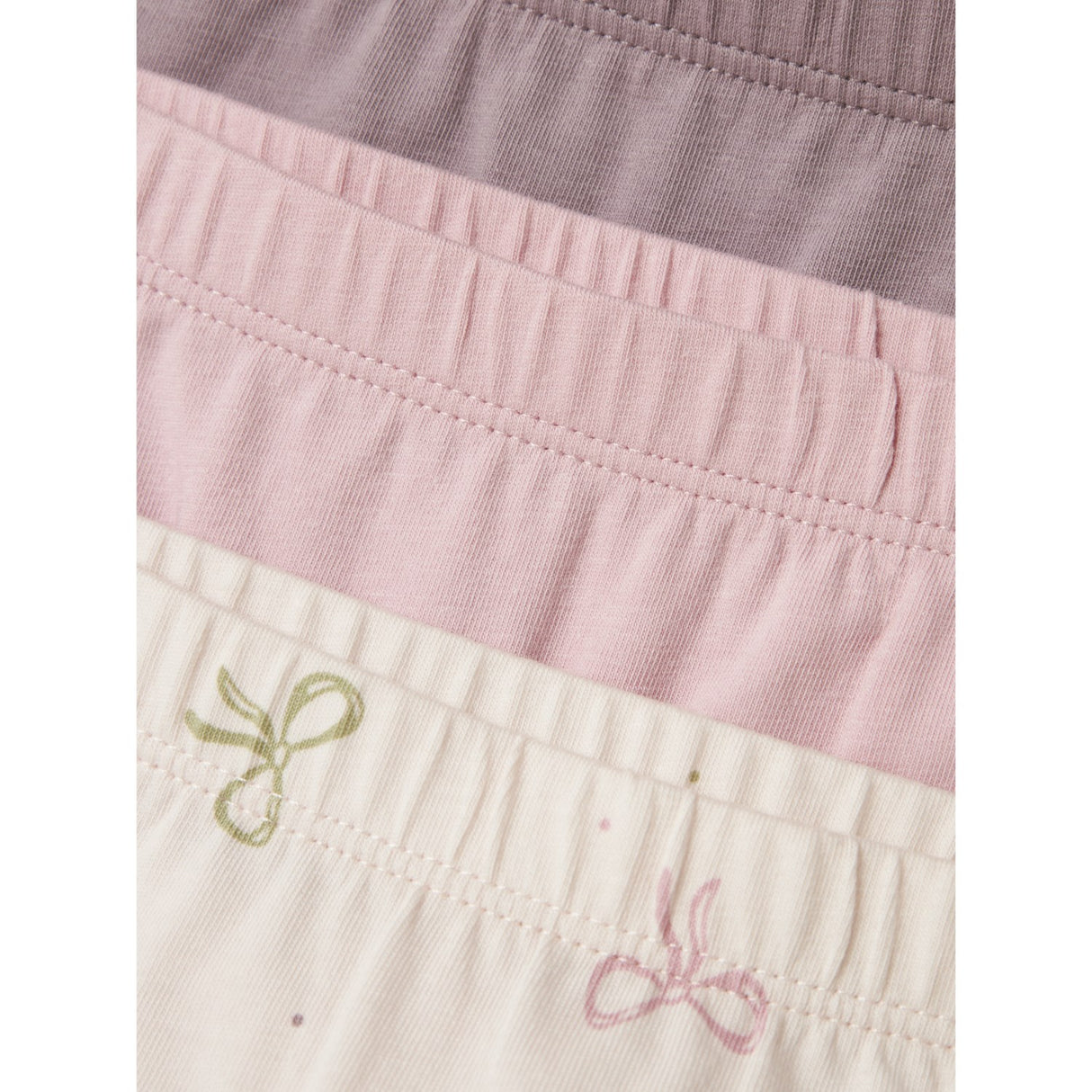 Name It Barely Pink Tights 3-pack Barely Pink Bow Noos