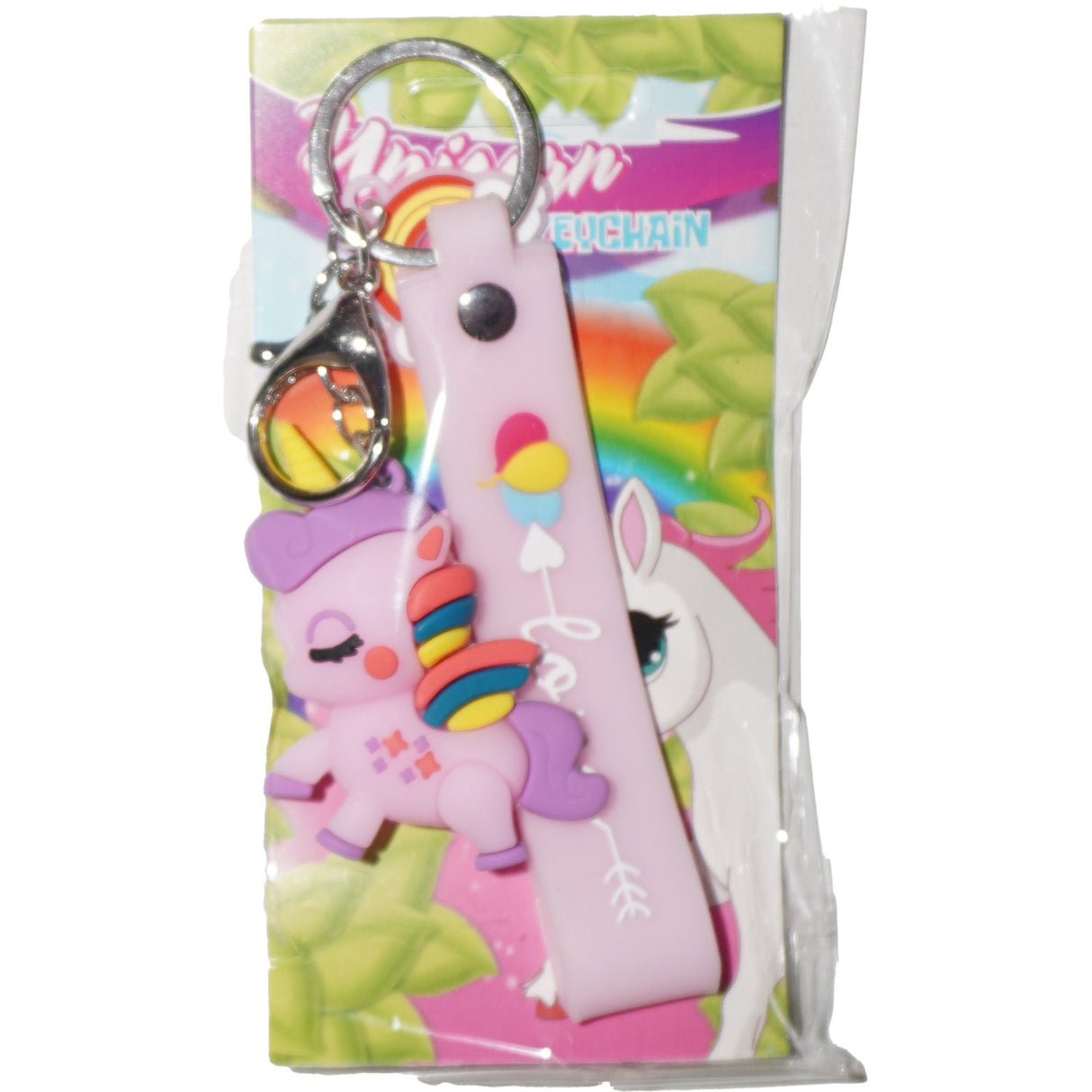 Pocket Money Unicorn Figure Nyckelring Purple