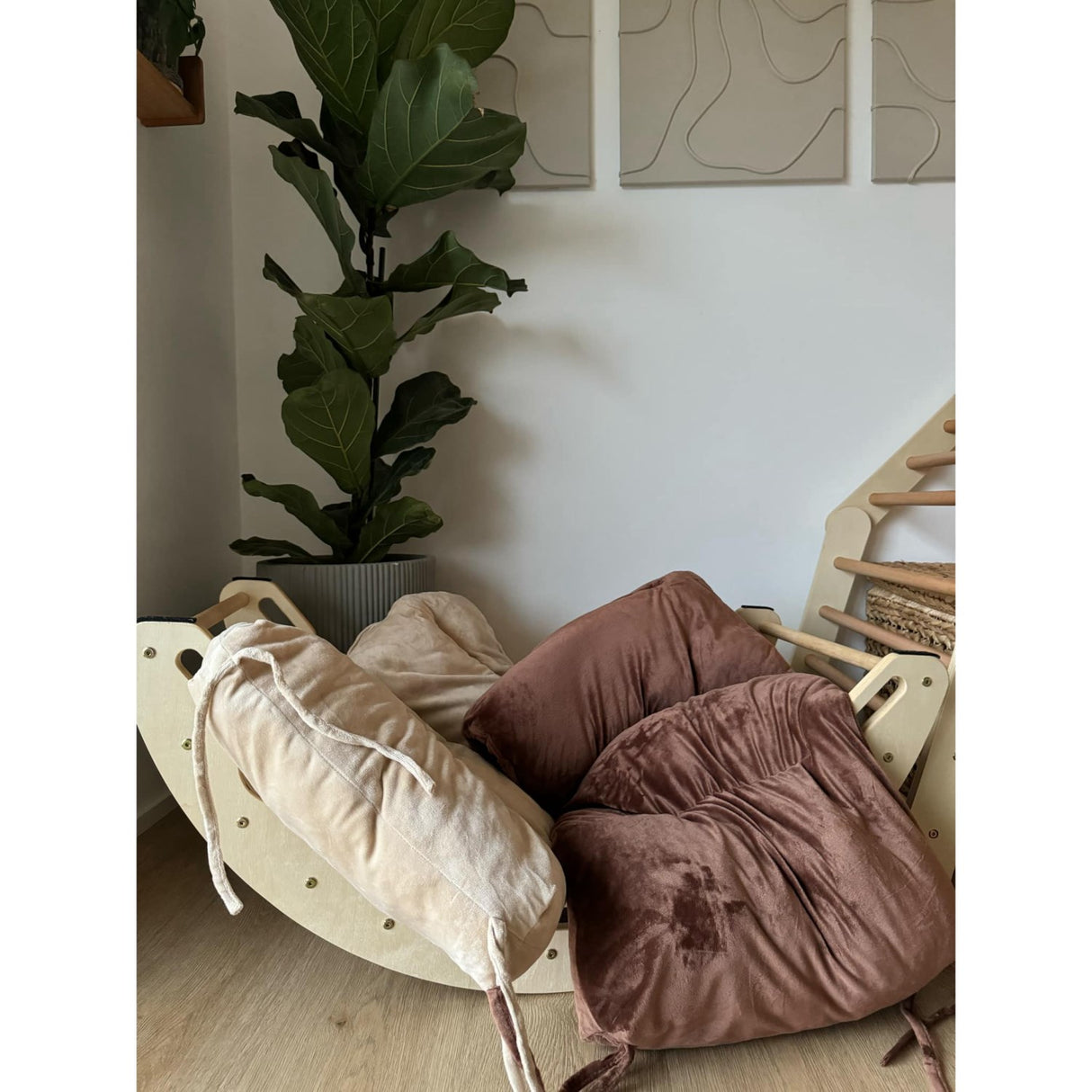 HEMMINGSEN Kids Beige Madrass För Luna Klätterbåge